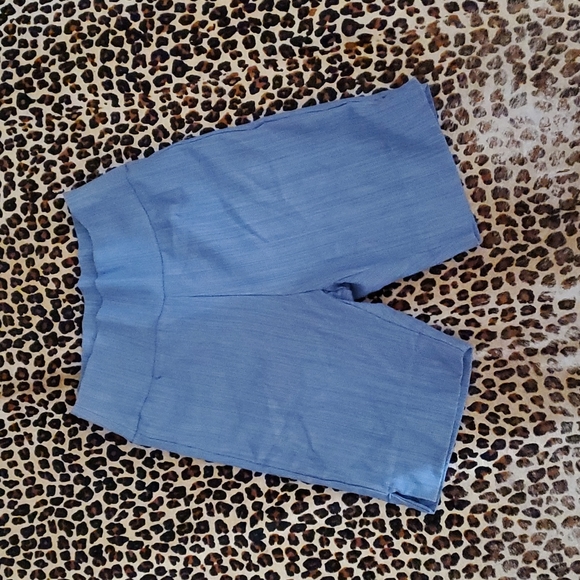 Light Denim Trouser Shorts - Picture 2 of 4